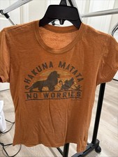 Disney Hakuna Matata Lion King T-Shirt Tee Vintage, Size Medium