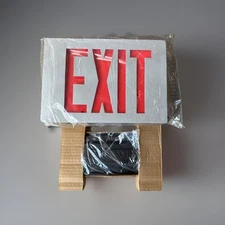 🔴Lithonia Lighting LES1RELN Exit Sign With LED Lamps 2 Watt 120 Volts‼️