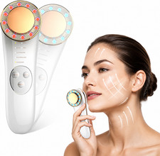 Microcurrent Facial Device 5-in-1 Face Massager Skin Tightening Lifting Tool