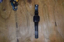 Fitbit Versa 2 Smart Watch Black Aluminum Heart Rate Fitness Tracker WR 50m Used