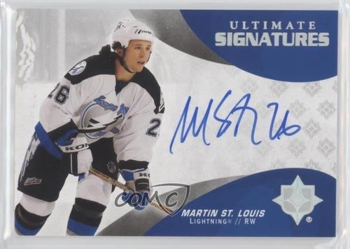 2020 Upper Deck Ultimate Collection Signatures Martin St Louis #US-MS ...