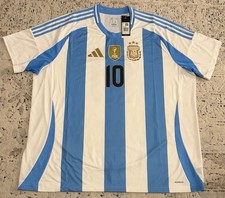 Adidas Authentic Argentina 2024 National Team IX7790 Messi #10 Jersey Men’s 3XL