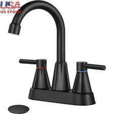 Dual Handle Kitchen Faucet Zinc Alloy 360  Swivel Easy Install Water Saving New