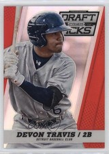 2013 Panini Prizm Perennial Draft Picks Red Prizm 98/100 Devon Travis #20 14lm