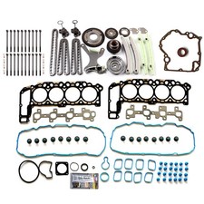Timing Chain Kit With Head Gasket Bolts Set For Dodge Dakota Durango Jeep 4.7L