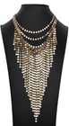 Paparazzi Signature Series "The Suz" Gold Jewelry Set Necklace & Earrings Z2201 — photo 2