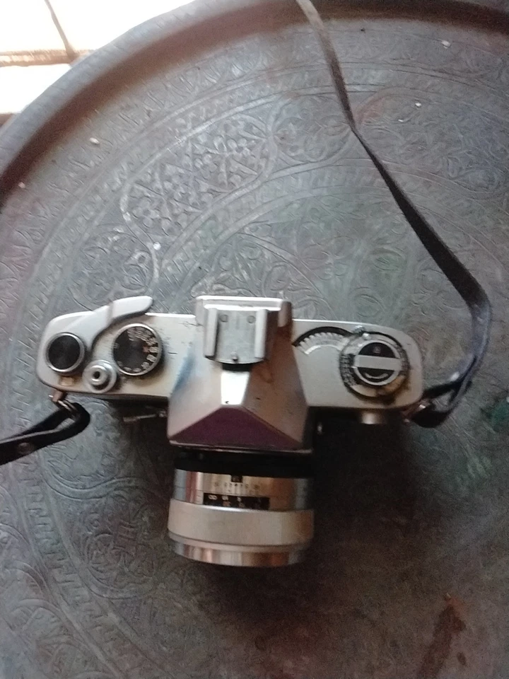 Vintage Yashica J-5 35mm SLR Film Camera Screw Mount w Case ~ Read Description - Image 4 of 4