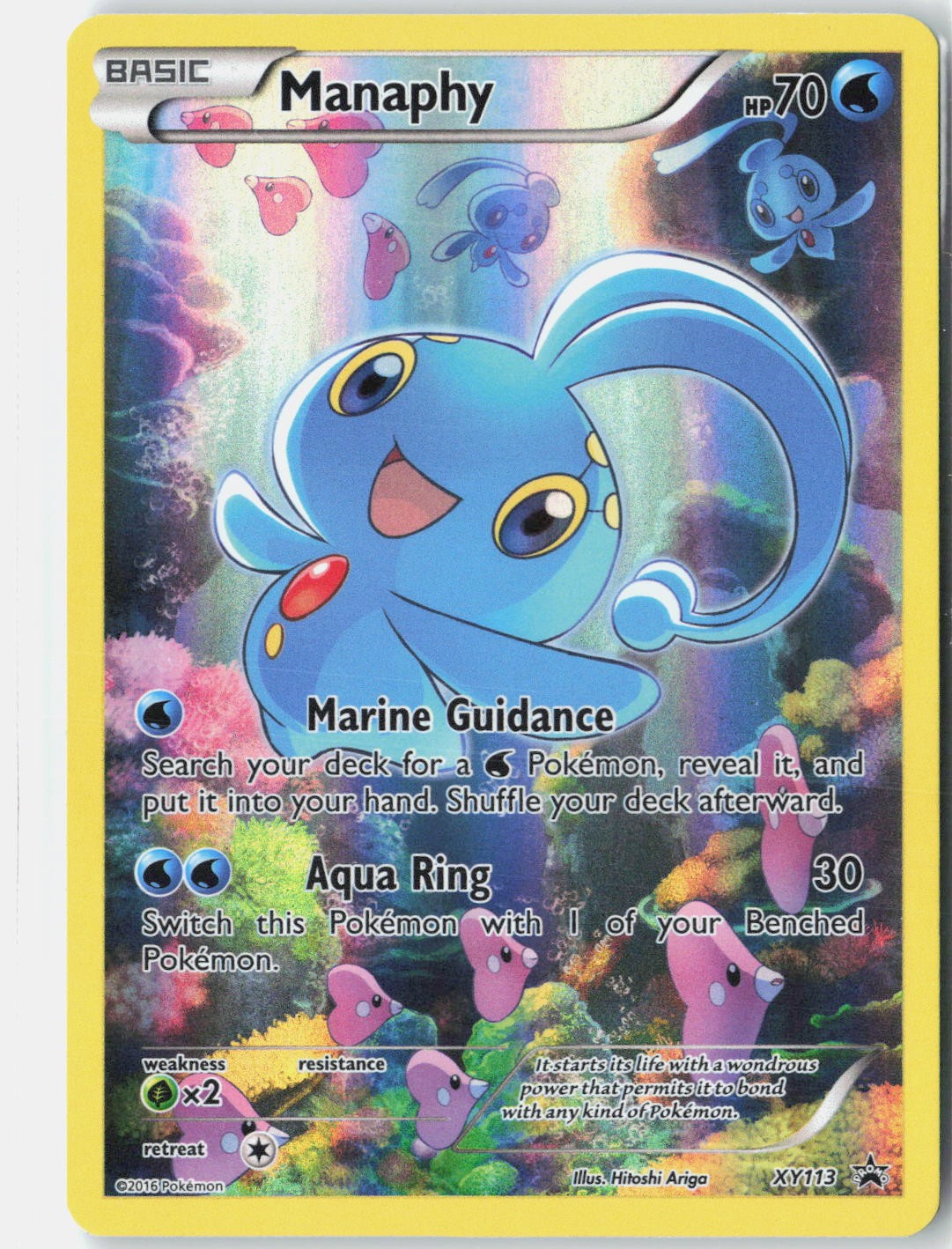 Manaphy XY Promos XY113 Pokemon Card Holo