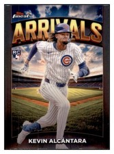 2025 Finest Kevin Alcántara #A-8 Rookie Arrivals Chicago Cubs