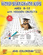 Word Search for Kids Ages 8-12: 3-in-1 Puzzle Book with Word Searches, Hidden Pi