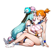 EARLFAMILY Misty Car Sticker Computer Caravan Anime Car Door Laptop Auto Decal