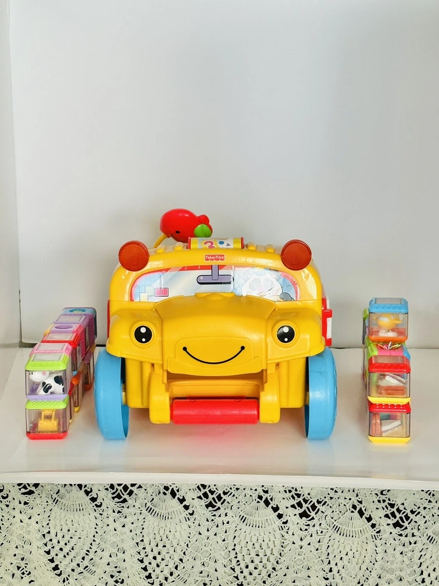 Fisher price peek sales a blocks wagon