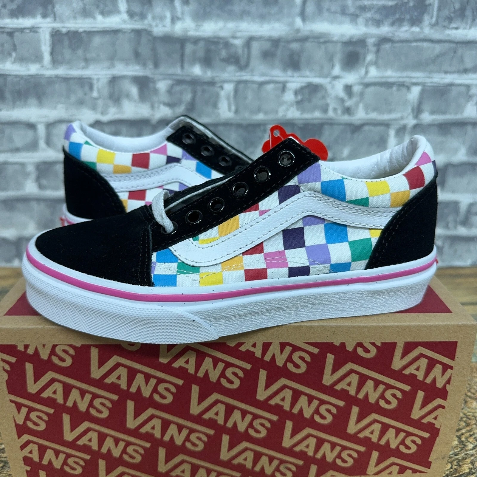 Vans Oldol Skoolhiera Scacchiera Arco Neraicolore Multico Bambin T 3 Kuova