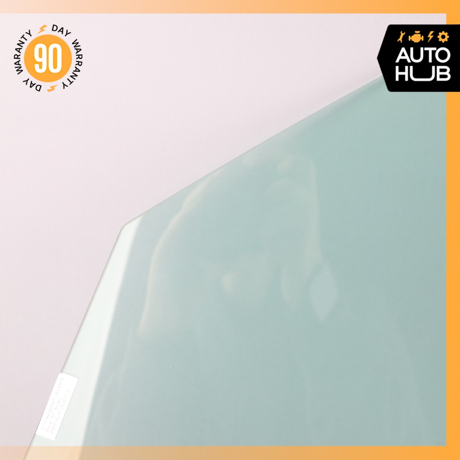 17-24 Maserati Levante M161 Front Right Passenger Side Door Window Glass OEM 64k