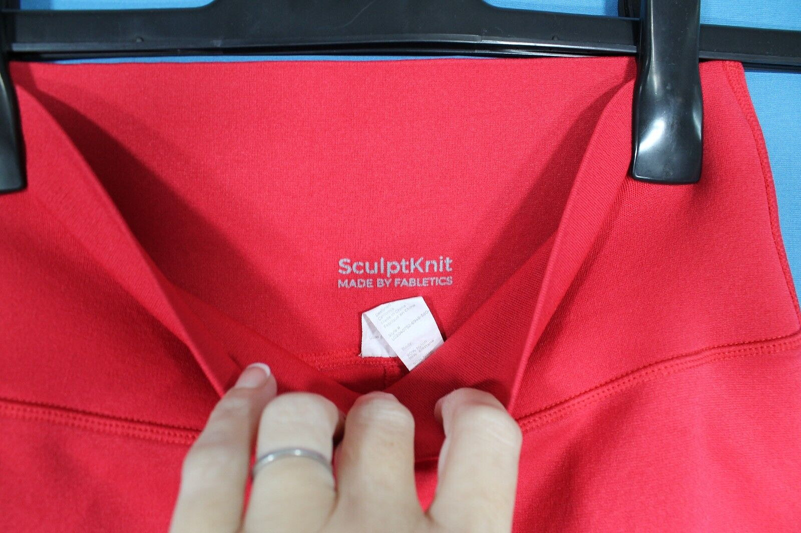 FABLETICS SCULPTKNIT Red COMPRESSION Athletic MID… - image 4