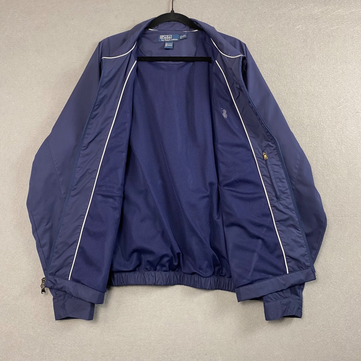 Polo Ralph Lauren Bi-Swing Jacket Blue Mens XXL VTG Preppy