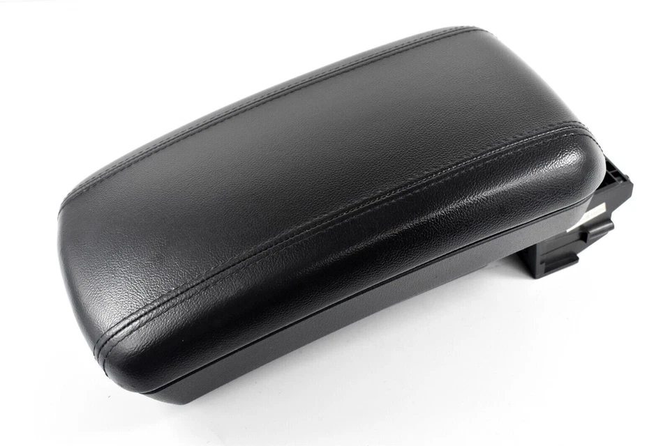 Kia Forte Koup 2010-2013 consola central cuero negro tapa reposabrazos almacenamiento OEM Foto 2 de 4