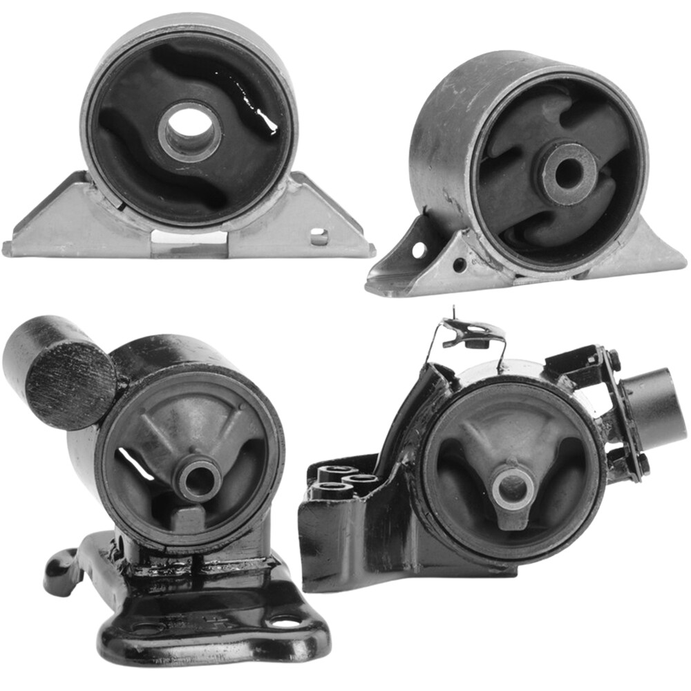 まめぐ OE Replacement Mounts 4-Piece Engine & Transmission Mount Set For