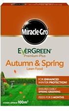 Miracle Gro Evergreen Premium Plus Lawn Food Autumn And Spring 100m2 Greening 9999.99 per kilo