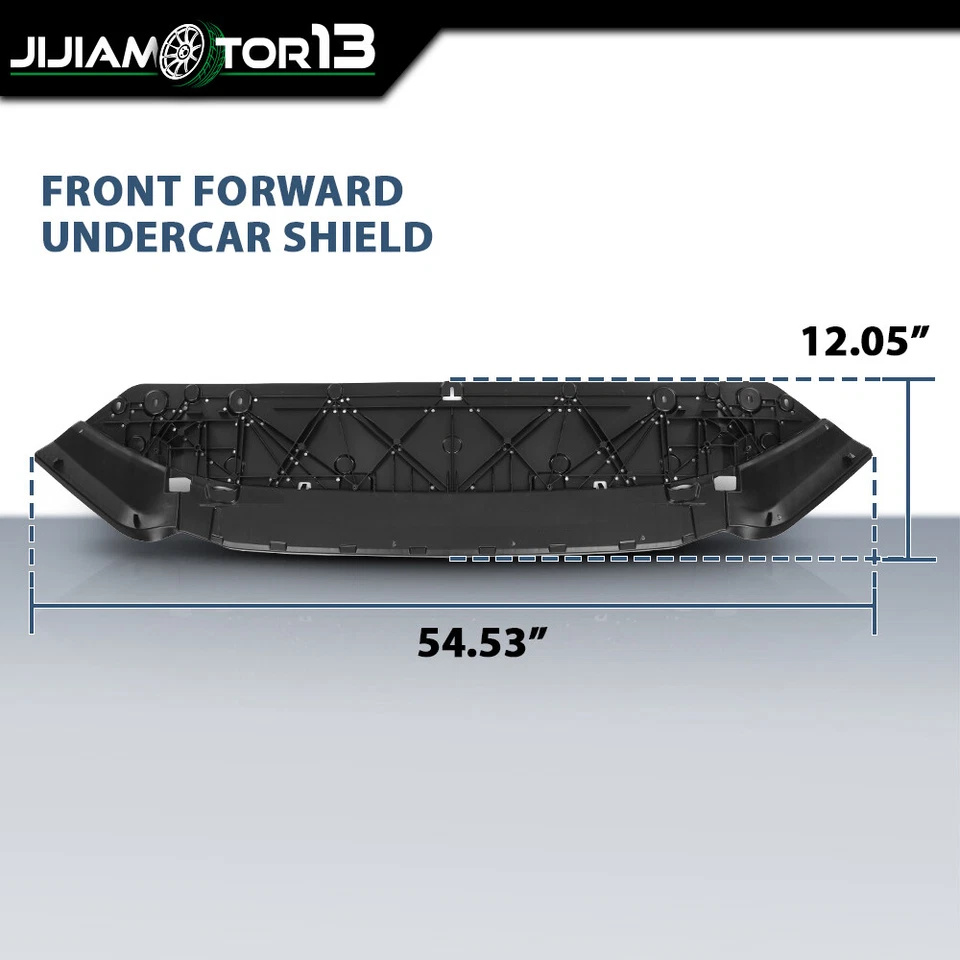 Compatível com 2017-19 Audi A4 Front Forward Undercar Engine Splash Shield 8W0807611A - Imagem 3 de 4