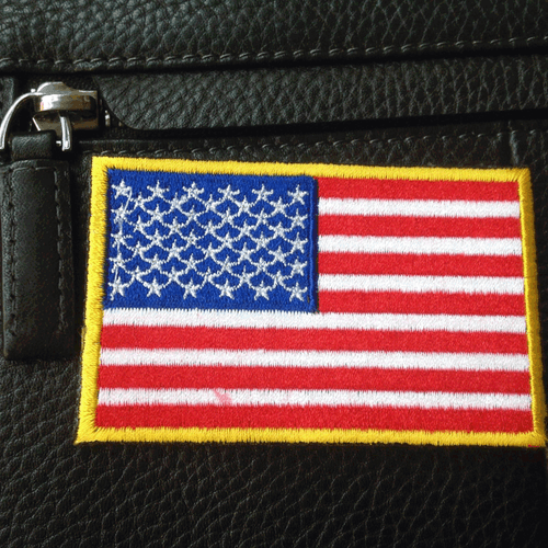 EE. UU. PARCHES BORDADOS BANDERA AMERICANA DE ESTADOS UNIDOS PARCHE DEL EJÉRCITO - Imagen 2 de 4