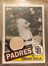 Topps 2020 Series 1 San Diego Padres Fernando Tatis Jr. 1985 BAT RELIC 85R-FT