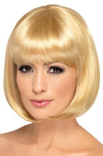 Smiffys Partyrama Wig, 12 inch, Dark Blonde - Picture 1 of 1