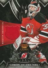 2012-13 Crown Royale Lords of the NHL Materials #LNMB Martin Brodeur