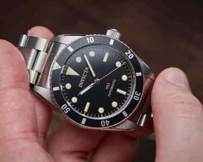 RARE NEW Invicta Men's 40mm 1953 PRO DIVER AUTOMATIC NH35A BLACK DIAL SS Watch