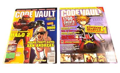 VTG CODE VAULT APR 05 ISSUE HALO 2 GTA SAN ANDREAS & AUG.2006 METAL GEAR SOLID 3