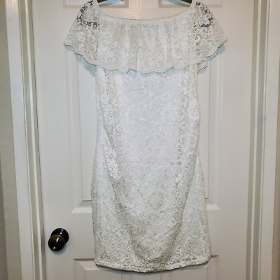 PinkBlush Maternity Lace Off Shoulder Maternity Dress Sz L | eBay PinkBlush Maternity Lace Off Shoulder Maternity Dress Sz L | eBay