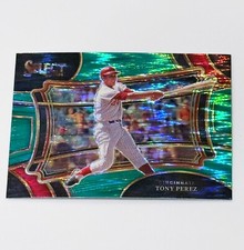 2024 Panini Select Baseball Tony Perez Green Flash Diamond Level MLB Reds