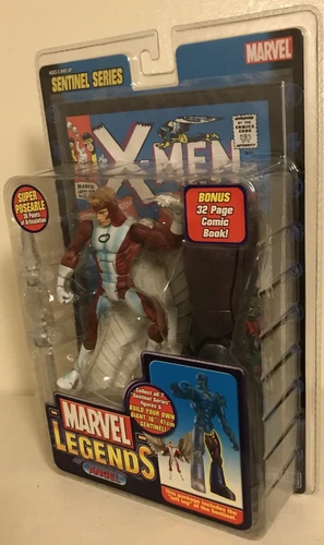 Nuevo Marvel Legends Sentinel Series Angel Toy Biz Sentinels Pierna Izquierda 36 puntos 2005
