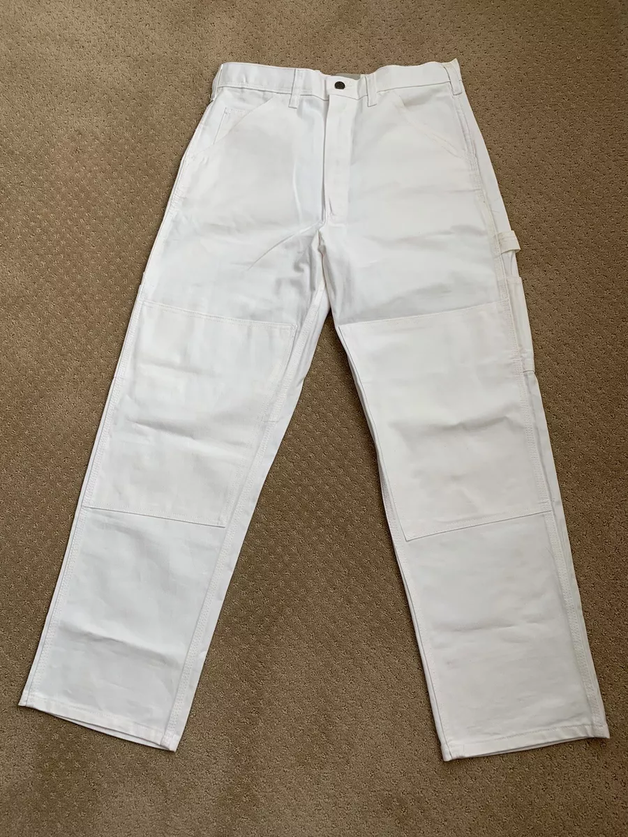 White 2024 carpenter pants