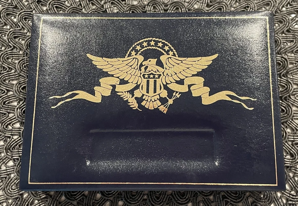 U.S. Mint , 1999 ,  5 Piece , Presidential 24 Kt. Gold  Plated Coin Box Set - Image 2 of 4