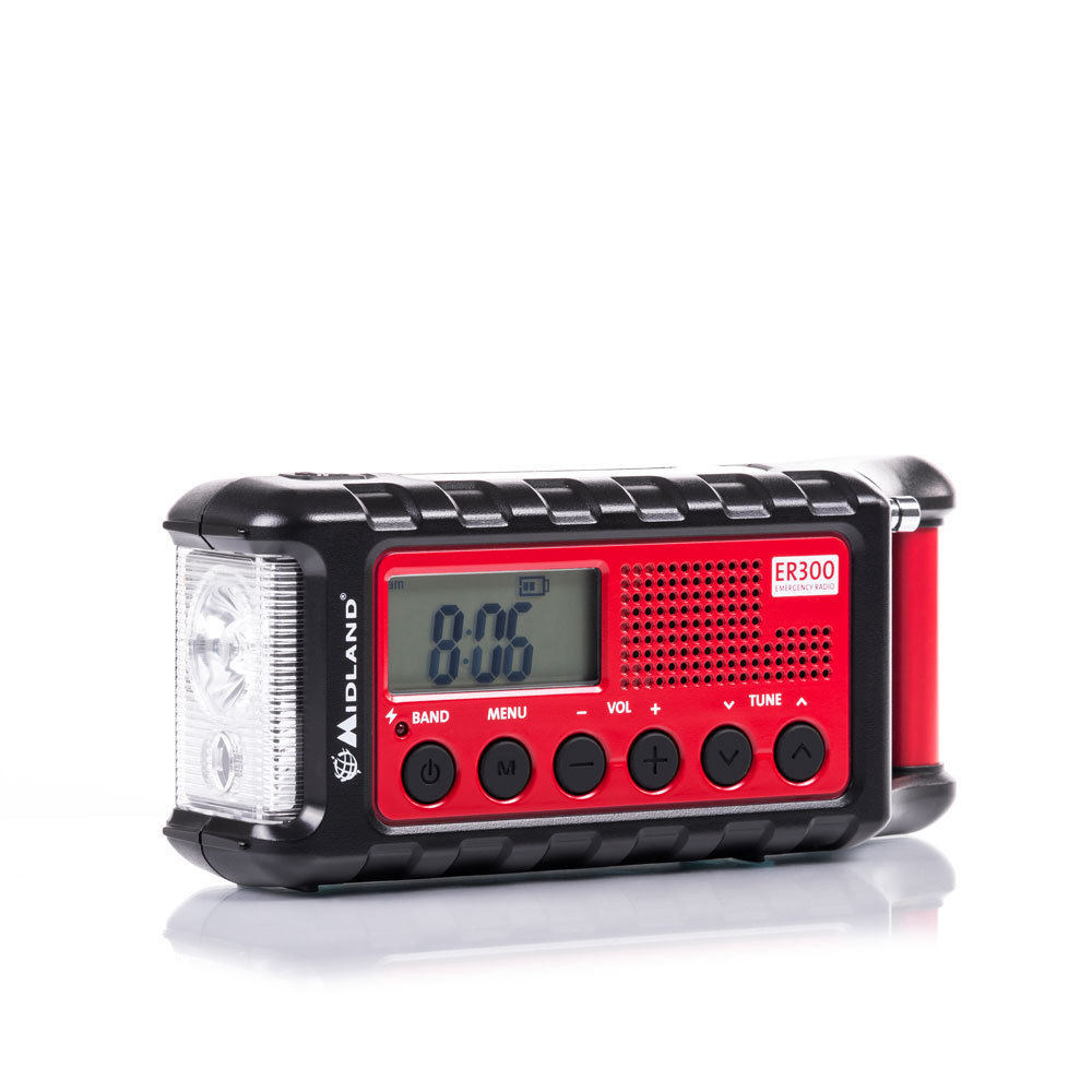 Thumbnail - Albrecht Midland Er 300 Outdoorradio Solarmodul Handkurbel Mobile