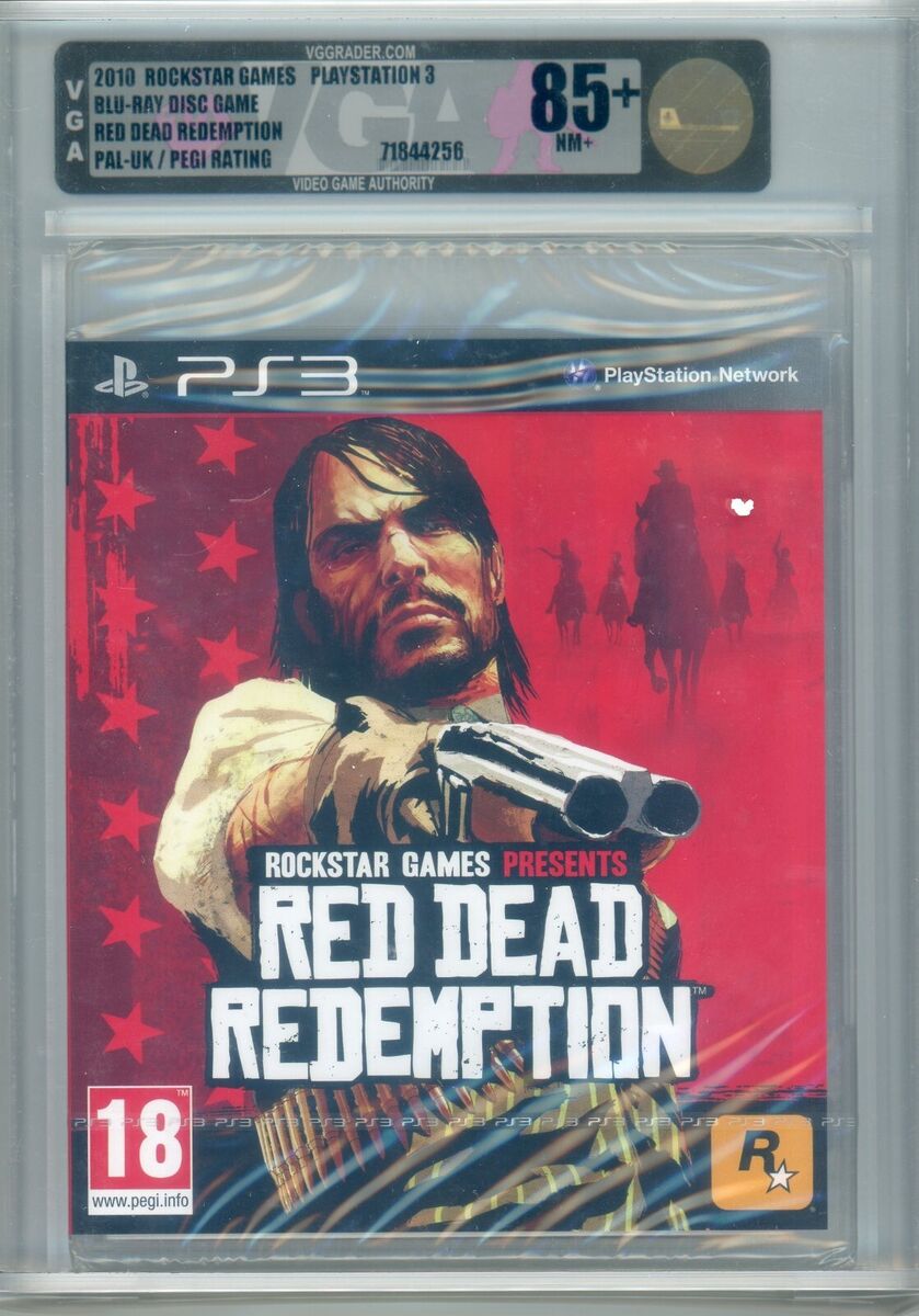 2010 Red Dead Redemption 1 Sony Playstation 3 Sealed VGA 85+ PAL