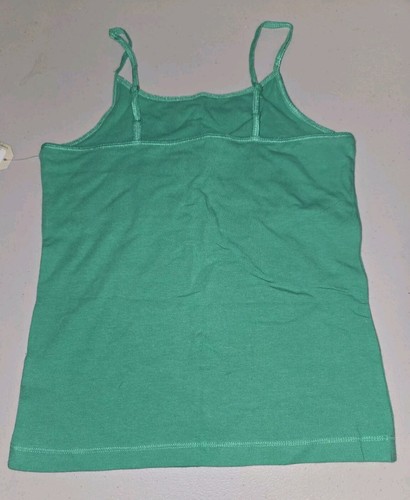 New w/tag Green Girl's Arizona Cami Size L 10-12 Fitted Shelf Bra Adj Straps - Picture 3 of 7