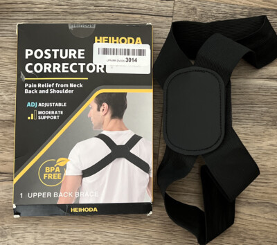 Upper Back Brace, Posture Corrector for Women & Men, Back OPEN PACK | eBay