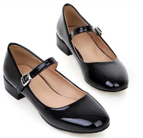 Women's Ankle Strap Low Heels Mary 