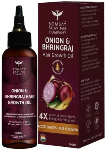 BOMBAY SHAVING COMPANY Onion and Bhringraj Hair Oil 100 ML | eBay