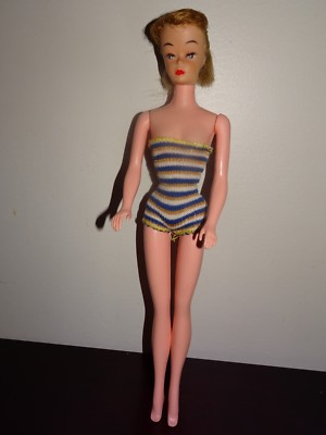 barbie striped swimsuit