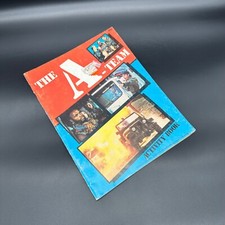 Vintage A Team 1983 Activity Book Mr T Kids Coloring Television Show Promo 1980s