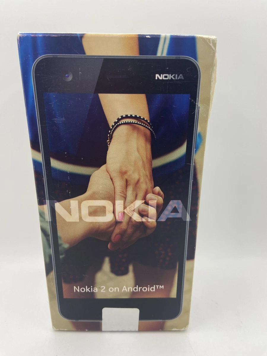 Nokia 2 V Android Smartphone - 8GB, 5.5in Screen, Blue Silver - Unlocked 4G LTE (New Sealed)