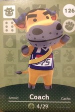  New  Nintendo Animal Crossing Card 126 Coach US Version Series 2