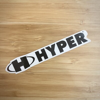 Vintage 90s Hyper Wheels Aggressive Inline Skate Rollerblade Original Sticker  