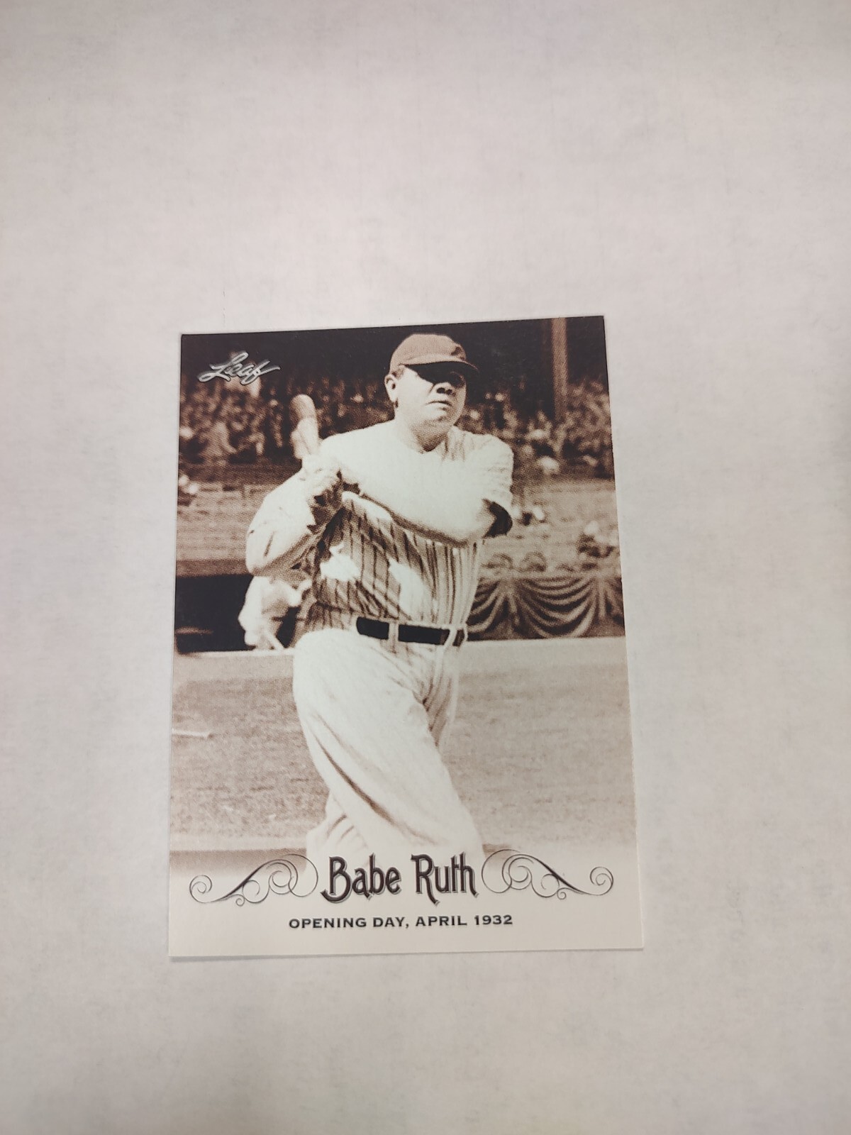 2016 Leaf Babe Ruth Collection - #10 Babe Ruth (PWE)(02)