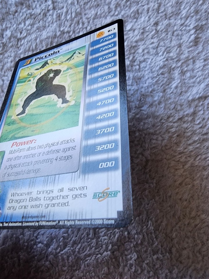 DBZ Dragon Ball Z Piccolo 163 CCG Unlimited Saiyan Saga MP Starter