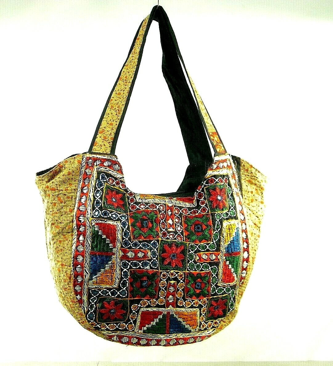 BG159-W VINTAGE BANJARA HOBO BAG EMBROIDERED COINS BEADS BG159-W VINTAGE BANJARA HOBO BAG EMBROIDERED COINS BEADS