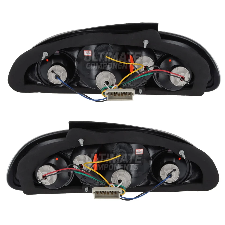 MG MGF Convertible 1996-2002 Black Lexus Upgrade Rear Back Tail Lights Lamps - image 4 of 4